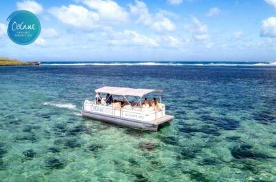 5 Islands Tour: New OCÉANE Private Pontoon Boat cruise