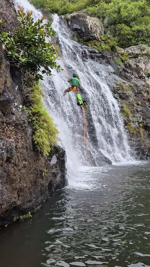 Abseiling/Canyoning - The first abseil builds your confidence