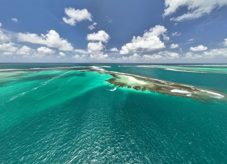 Catamaran Mauritius: South East 5 Islands Catamaran Cruises - Starting at Pointe Jerome and settling into the boat