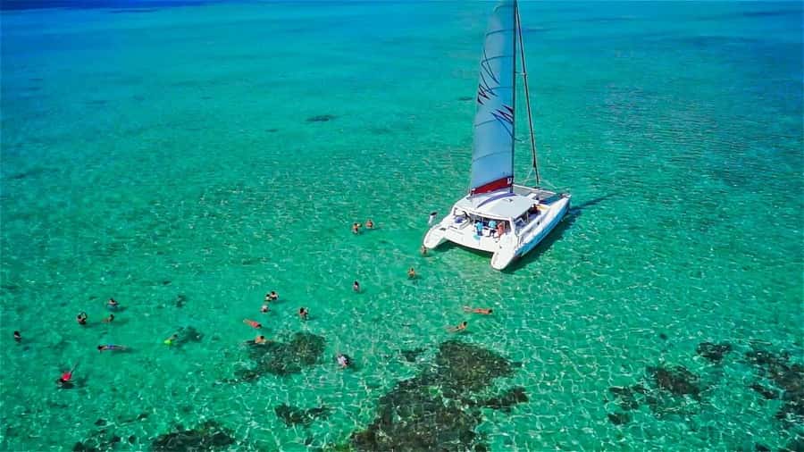 Catamaran Trip to Ile au Cerfs with Lunch and GRSE waterfall - What the $69 price really covers