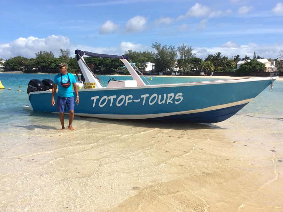 From Blue Bay: Ile aux Cerfs Speedboat Excursion with BBQ - Blue Bay Marine Park sets the tone