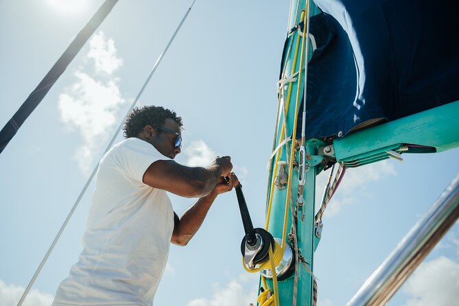 Full Day Catamaran Cruise - North Ilot Gabriel (sharing) - What the return sail feels like
