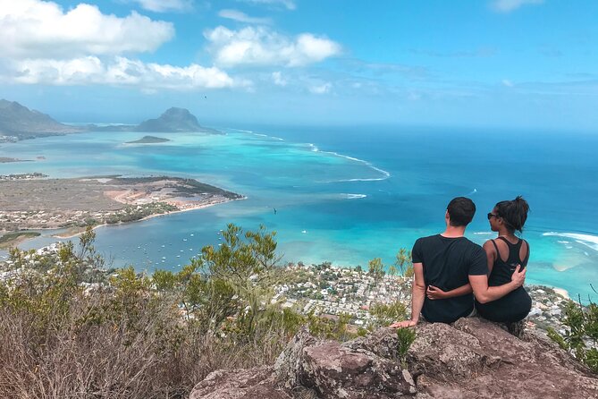 Hiking La Tourelle Mountain in Mauritius - Reaching the summit and seeing western Mauritius