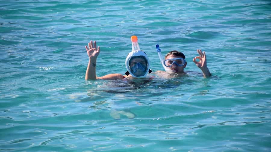 Île aux Bénitiers Snorkeling with Dolphins + Seafood Lunch - Speedboat views toward Le Morne