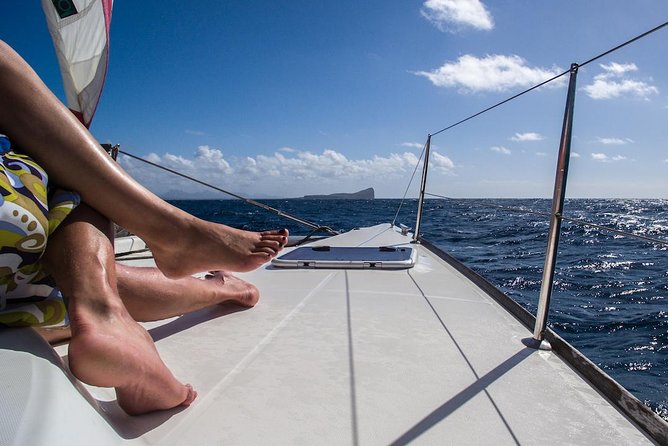 Luxury Catamaran Cruise: The Northern Islands - Sailing past Gunners Coin and the north shore