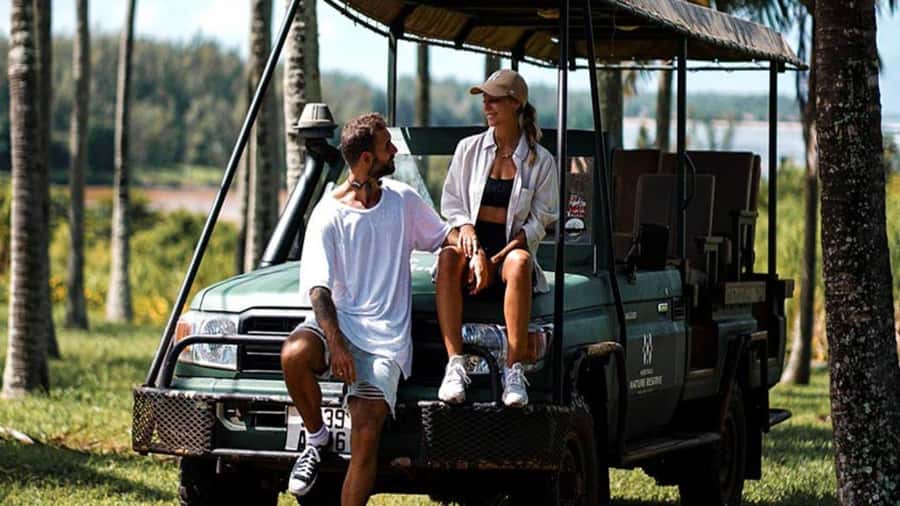 Mauritius 4x4 safari adventure with pick up - Entering Bel Ombre Nature Reserve by 4x4