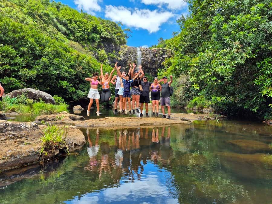 Mauritius-7 waterfalls short loop - Four waterfalls instead of a full-day outing