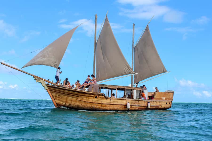 Mauritius: Boat trip to Ile aux Cerfs with Lunch/waterslide - The Grand River South East swimming and snorkeling stop