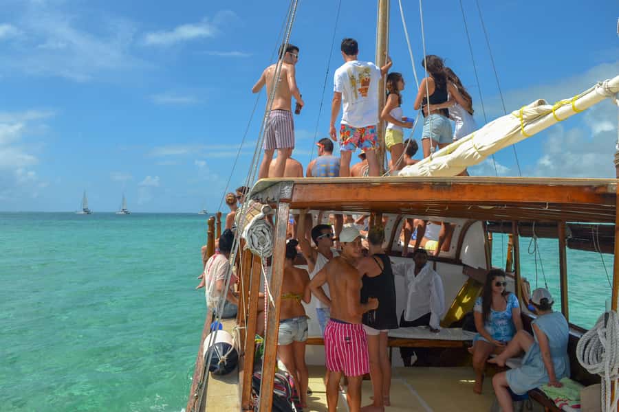Mauritius: Boat trip to Ile aux Cerfs with Lunch/waterslide - A short river boat ride before the island