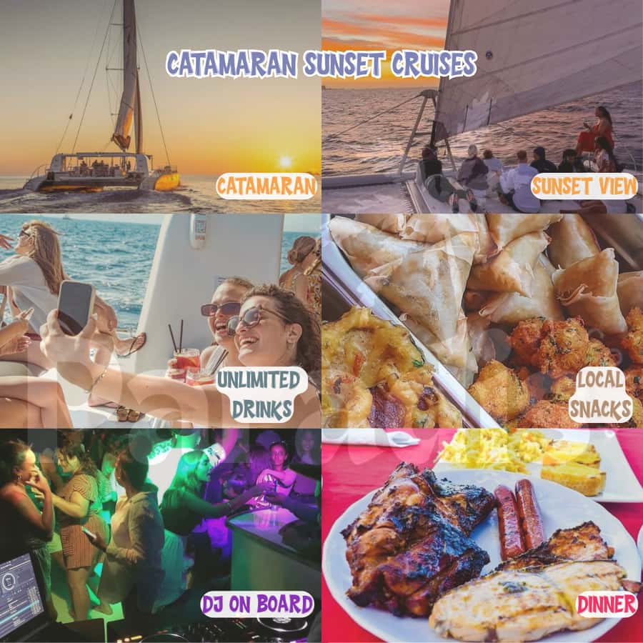 Mauritius: Catamaran Sunset Cruise with Food, Drinks & DJ - Sunset sailing from Grand Baie