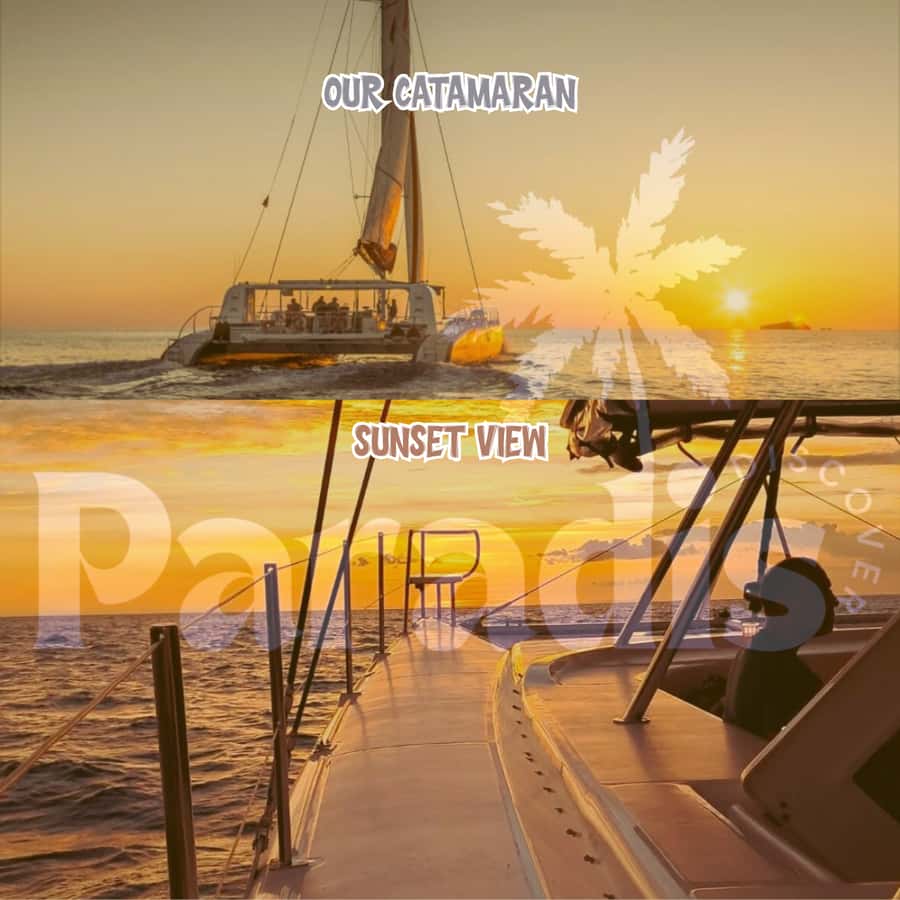 Mauritius: Catamaran Sunset Cruise with Food, Drinks & DJ - Local snacks and the first drink
