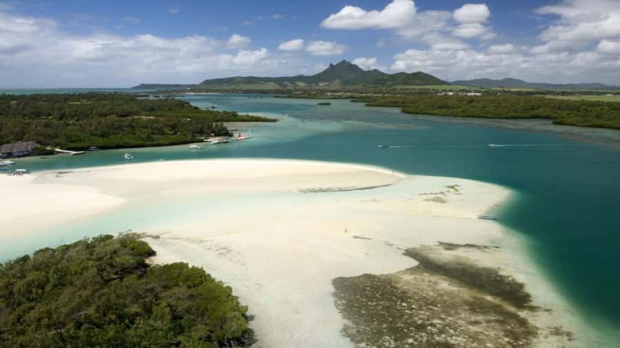 Mauritius: Ile aux Cerf Catamaran w/Waterfall Visit & Lunch - Ile aux Cerfs and the picture-postcard beach