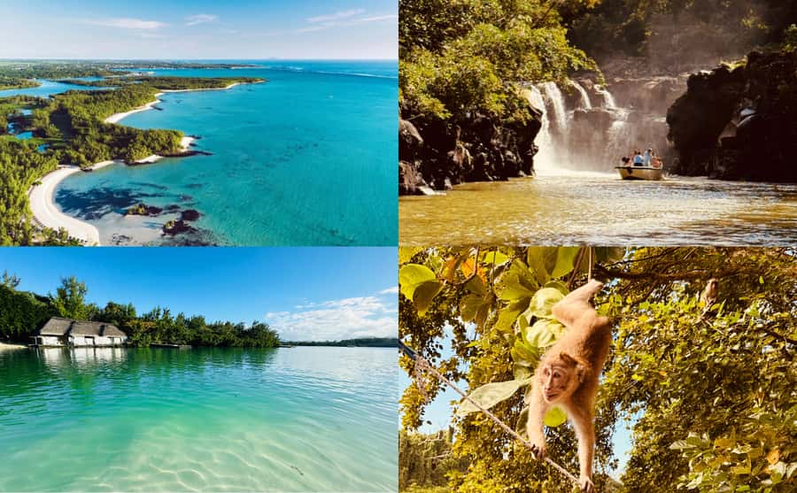 Mauritius: Ile aux Cerfs Speedboat Tour with Lunch & Drinks - The Grand River South East Waterfalls stop