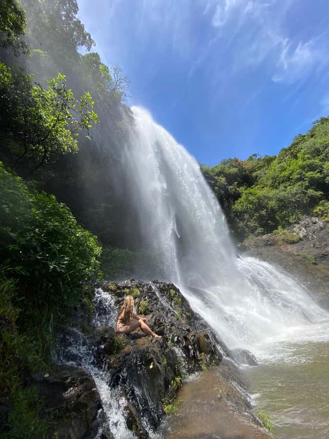 Mauritius Natirel : 7 cascades valley waterfall discovery - Swimming breaks make the effort worthwhile