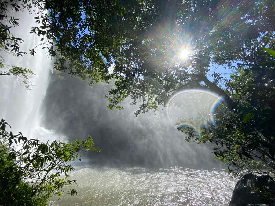 Mauritius Natirel : 7 cascades valley waterfall discovery - Seeing the sixth and seventh cascades from the valley