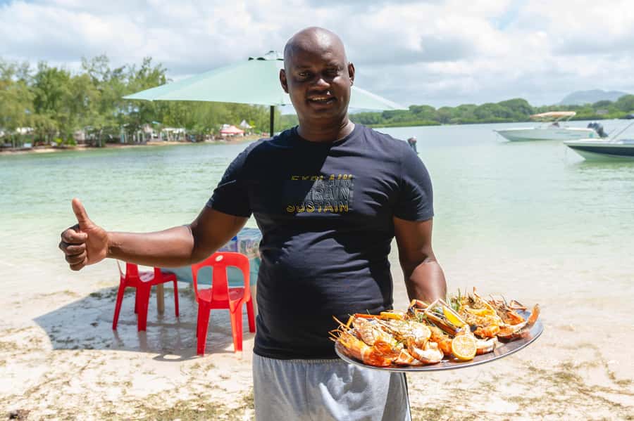 Mauritius: Speedboat Ile aux Cerfs, GRSE Waterfall, BBQ, Bar - The value of $70 per person