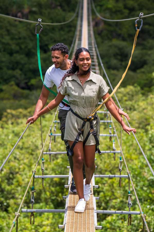 Mauritius: Vallé Advenature Park, Nepalese Bridge - How this compares with a simple viewpoint