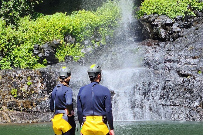 Tamarind Falls Abseiling - Meeting Freddy, Geez, Dom, or Guillaume
