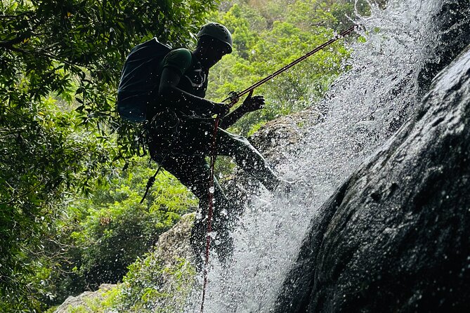 Tamarind Falls Abseiling - The 15-meter and 25-meter waterfall descents