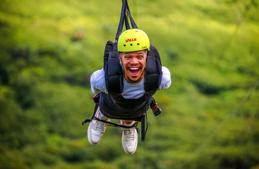 Vallé Advenature Park: Signature Zipline - What the 1.5-kilometer flight is really like
