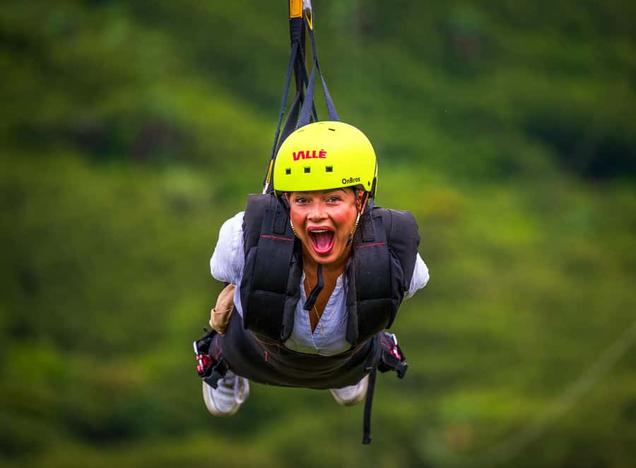 Vallé Advenature Park: Signature Zipline - Forest, waterfalls, and lagoons from above