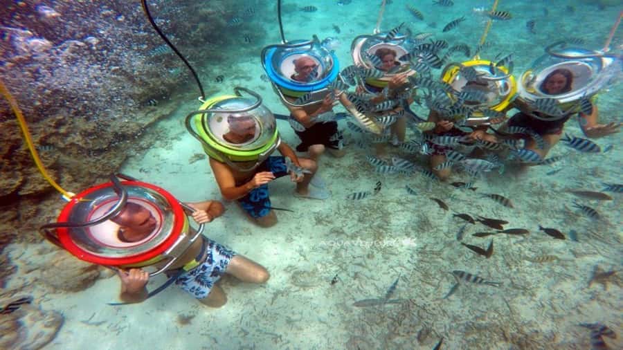 Walking under the sea in Mauritius with transfer - What to bring and how to plan the day